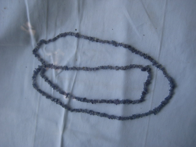 Tanzanite Necklace Linkage of the mind and heart, enhanced spiritual perception, compassionate self-expression, adherence to truth  3412